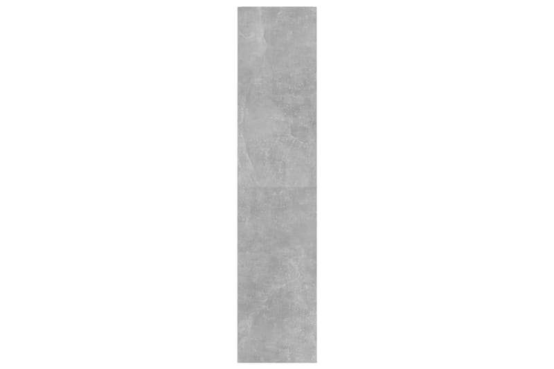 beBasic Bokhylla/Rumsavdelare betonggrå 40x30x135 cm - Grey - Bokhylla