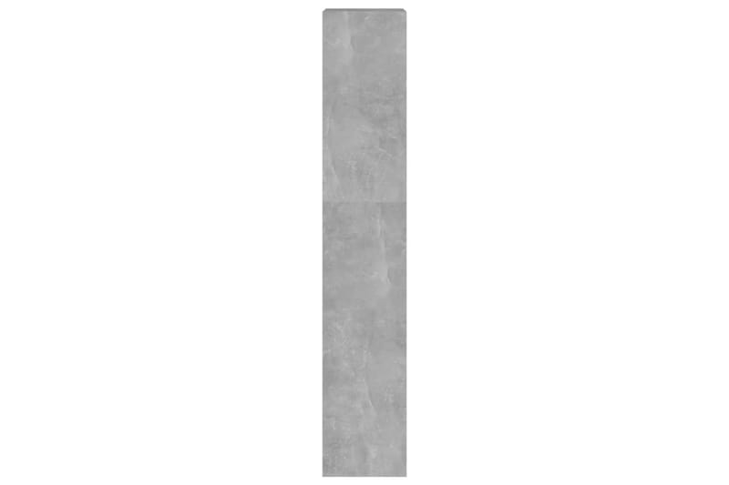 beBasic Bokhylla/Rumsavdelare betonggrå 40x30x166 cm - Grey - Bokhylla