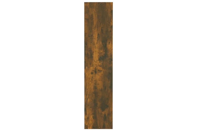 beBasic Bokhylla/rumsavdelare rökfärgad ek 80x30x135 cm konstruerat trä - Brown - Bokhylla