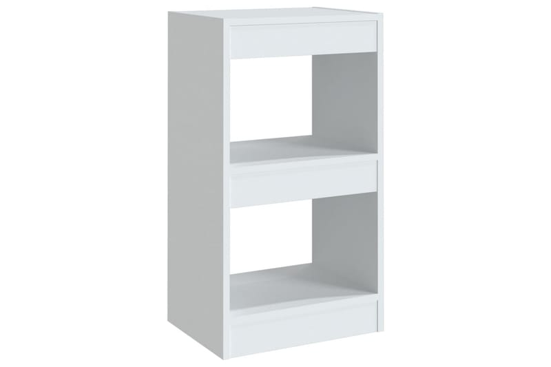 beBasic Bokhylla/rumsavdelare vit 40x30x72 cm - White - Bokhylla