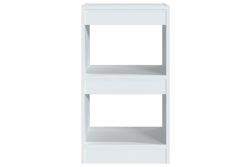 beBasic Bokhylla/rumsavdelare vit 40x30x72 cm - White - Bokhylla