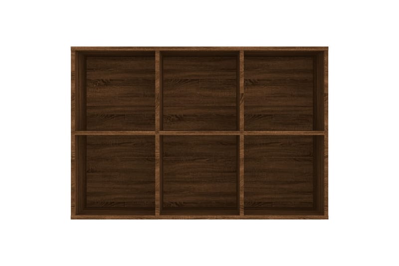 beBasic Bokhylla/skänk rökfärgad ek 66x30x98 cm konstruerat trä - Brown - Bokhylla