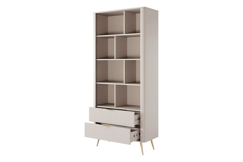 Forba Bokhylla 88 cm - Beige - Förvaring - Hylla - Bokhylla