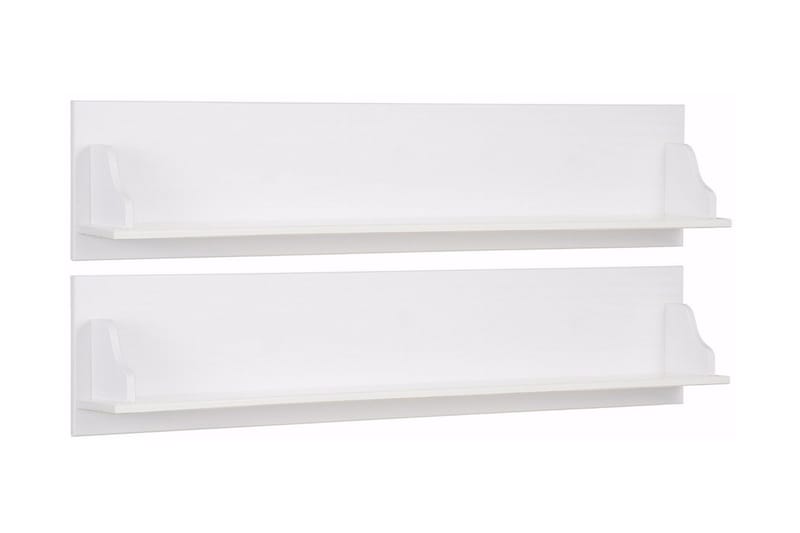 Taisia Vägghylla 120 cm 2-pack - Vit - Förvaring - Hylla - Hyllsystem