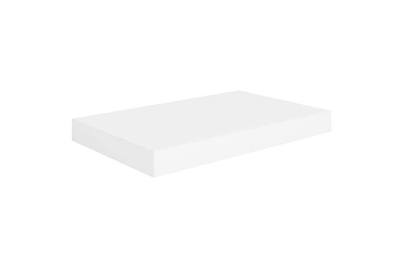 Svävande vägghyllor 4 st vit 40x23x3,8 cm MDF - Vit - Vägghylla