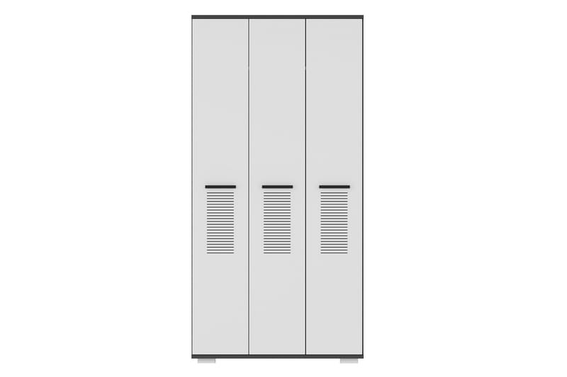 Asimo Garderob 90x45 cm - Antracit/Vit - Förvaring - Klädförvaring - Garderob & garderobssystem