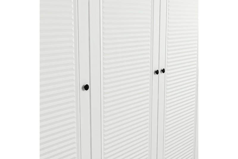 Fruitland Garderob 225 cm - Vit - Garderob & garderobssystem - Klädskåp & fristående garderob