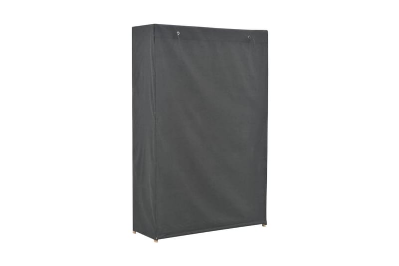 Garderob 110x40x170 cm grå tyg - Grå - Garderob & garderobssystem - Klädskåp & fristående garderob