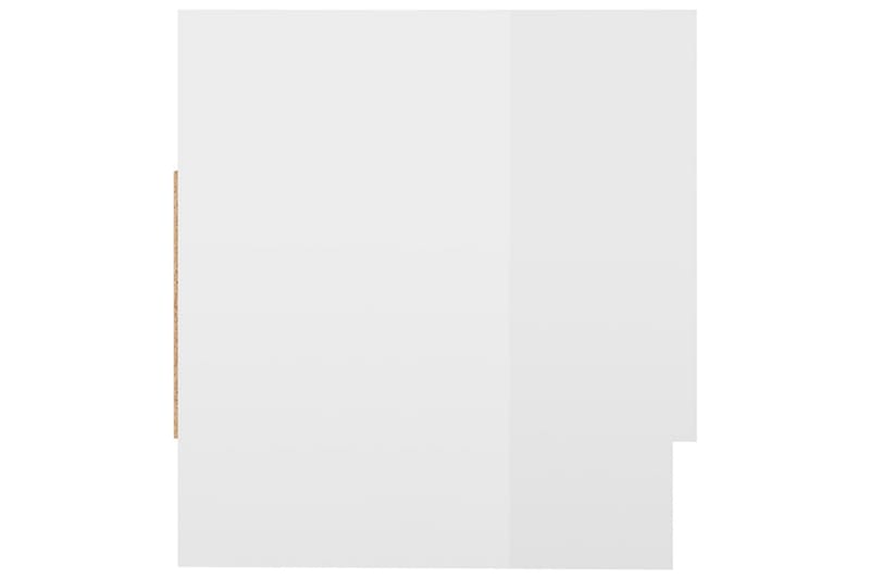 Garderob högglans vit 70x32,5x35 cm spånskiva - Vit - Garderob & garderobssystem - Klädskåp & fristående garderob