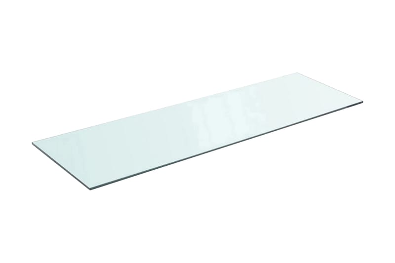 Hyllplan glas genomskinlig 90x30 cm - Transparent - Hyllplan & hyllkonsol - Hyllplan till garderob