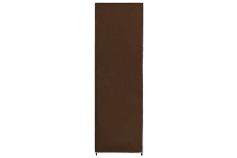 Garderob brun 87x49x159 cm tyg - Brun - Resegarderob