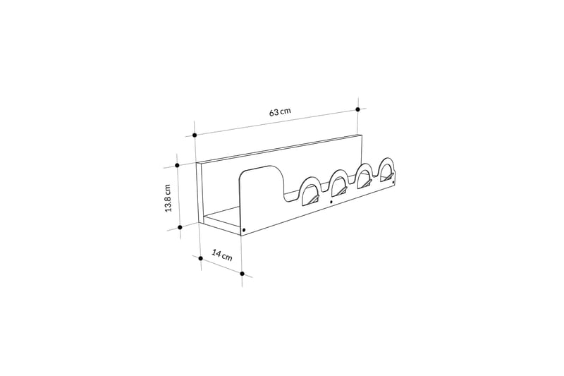 Haviland Klädhängare 63 cm - Ek - Förvaring - Klädförvaring - Klädhängare