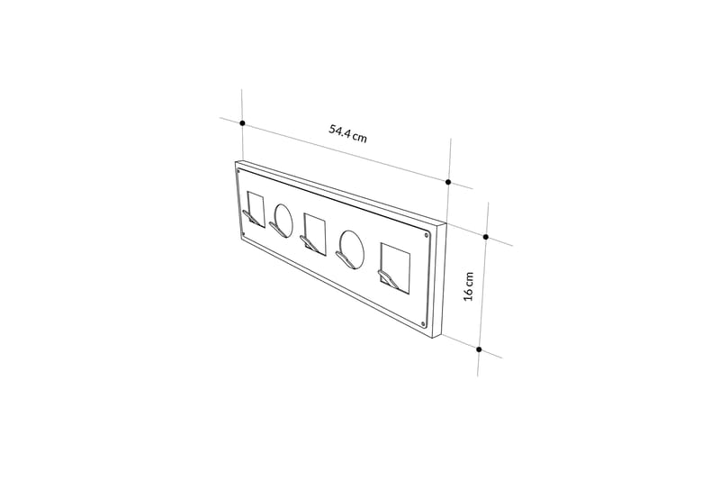 Icon Klädhängare 54 cm - Ek - Förvaring - Klädförvaring - Klädhängare