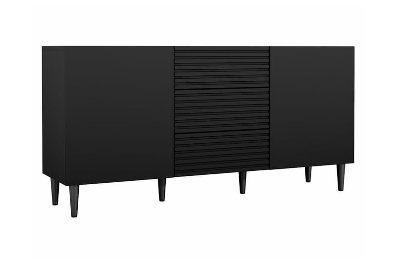 Kintore Highboard - Svart - Förvaringsskåp