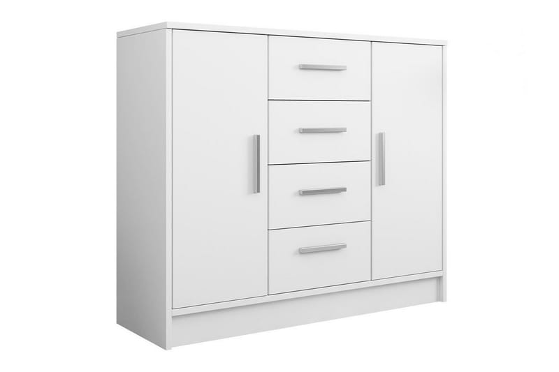 Kintore Highboard - Vit - Förvaringsskåp