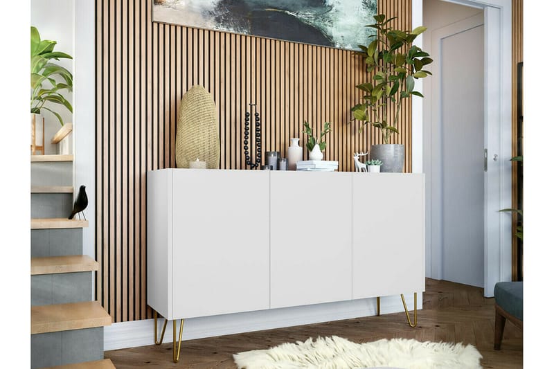 Klinkerville Highboard - Vit - Förvaringsskåp