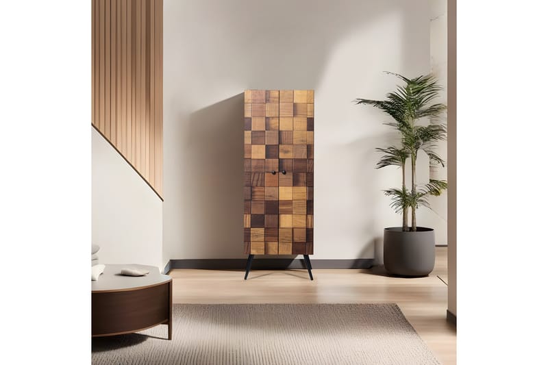 Kofin Highboard - Beige - Förvaringsskåp