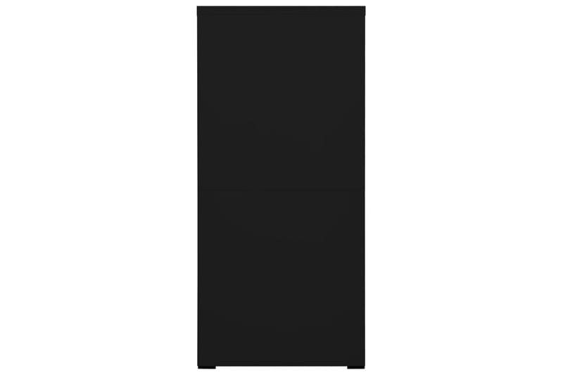 Dokumentskåp svart 46x62x133 cm stål - Svart - Dokumentskåp - Kontorsmöbler