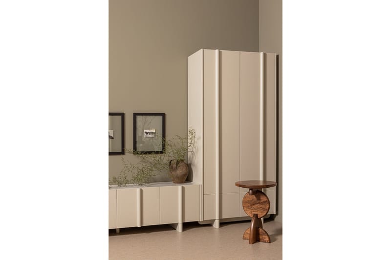 Morya Highboard - Beige - Förvaringsskåp