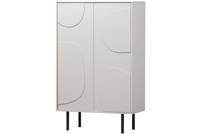 Popinder Highboard - Beige - Förvaringsskåp