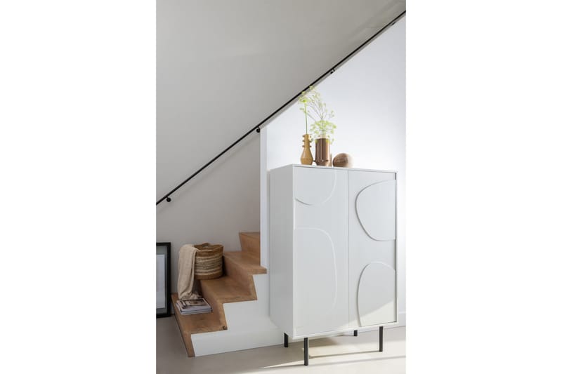 Popinder Highboard - Beige - Förvaringsskåp