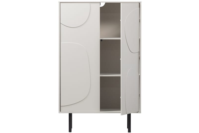 Popinder Highboard - Beige - Förvaringsskåp