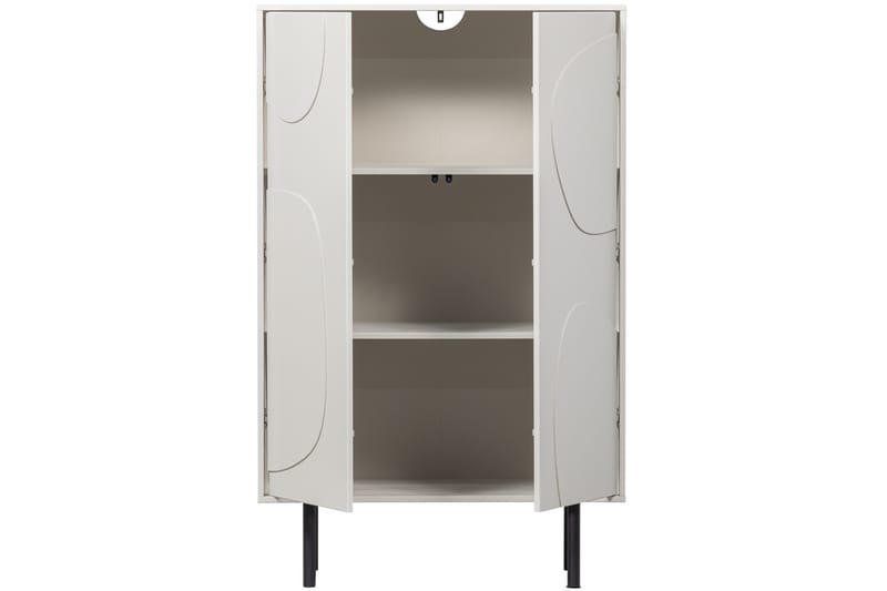 Popinder Highboard - Beige - Förvaringsskåp