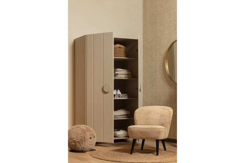 Ragini Highboard - Beige - Förvaringsskåp