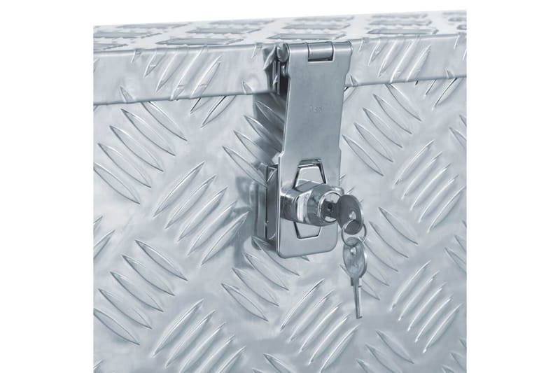 Förvaringslåda aluminium 76,5x26,5x33 cm silver - Silver - Deponeringsskåp & deponeringsbox