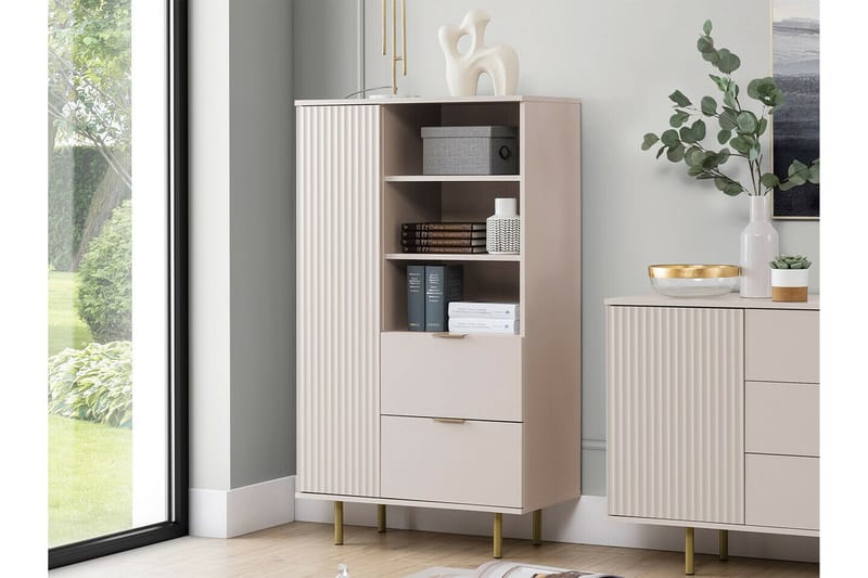 Staffin Highboard - Cashmere - Förvaringsskåp