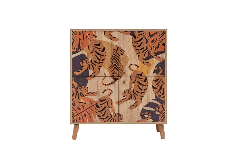 Tigris Highboard 95x111 cm Flerfärgad - Hanah Home - Förvaring - Skåp - Förvaringsskåp