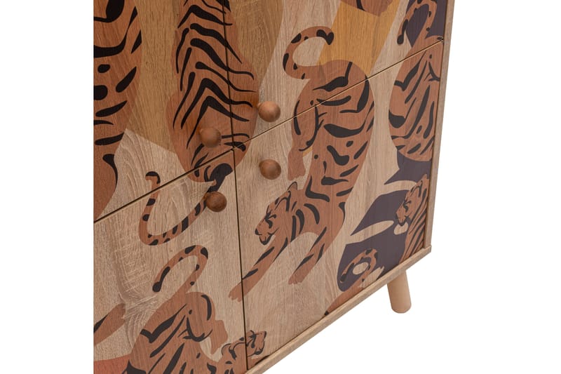 Tigris Highboard 95x111 cm Flerfärgad - Hanah Home - Förvaring - Skåp - Förvaringsskåp