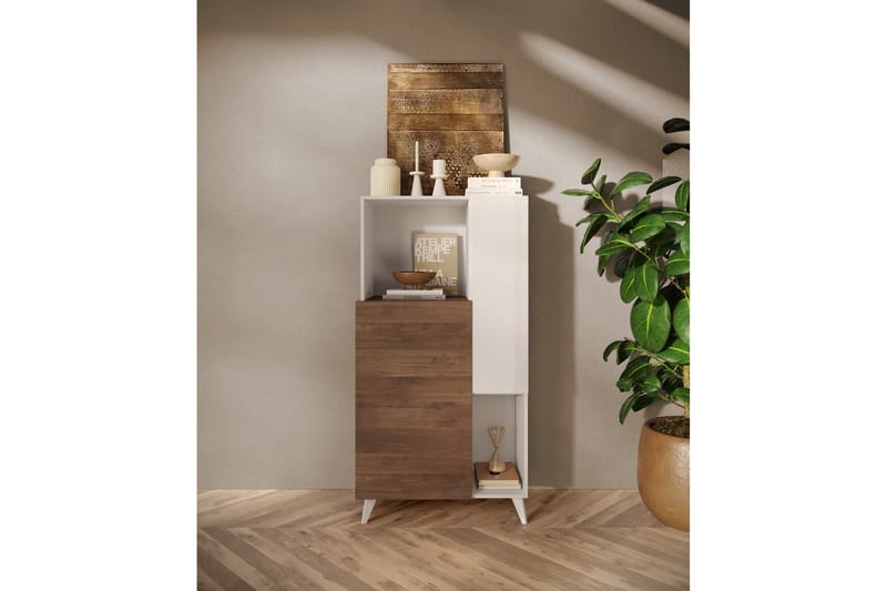 Monaco Highboard 81x154 cm - Vit - Förvaring - Skåp - Förvaringsskåp