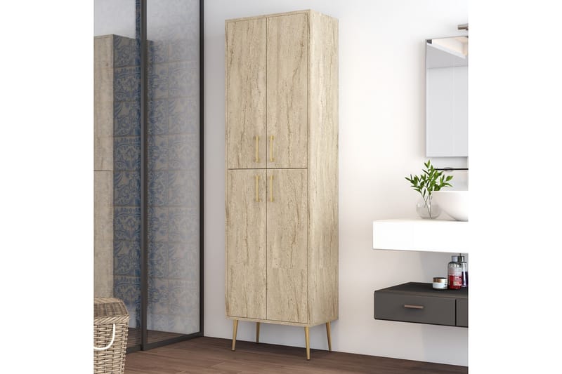 Retzow Highboard - Beige - Förvaring - Skåp - Förvaringsskåp