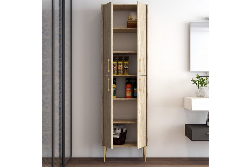 Retzow Highboard - Beige - Förvaring - Skåp - Förvaringsskåp