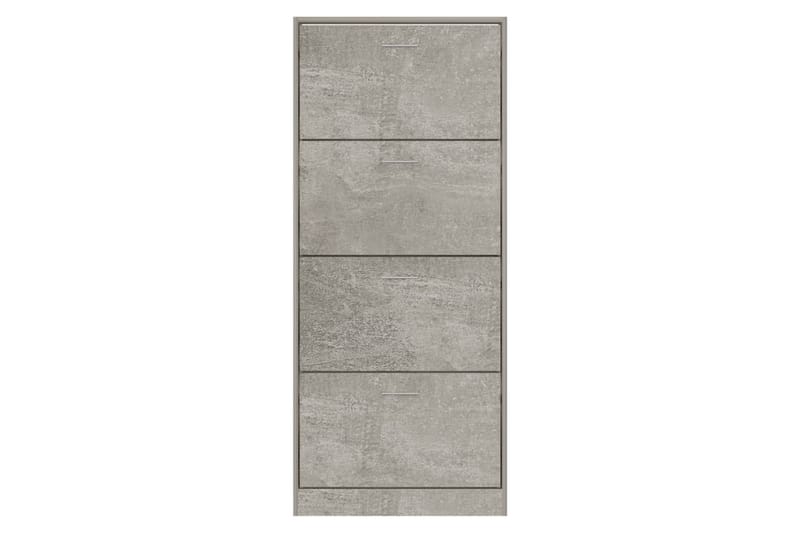 beBasic Skoskåp betonggrå 63x24x147 cm konstruerat trä - Grey - Förvaring - Skoförvaring - Skoskåp