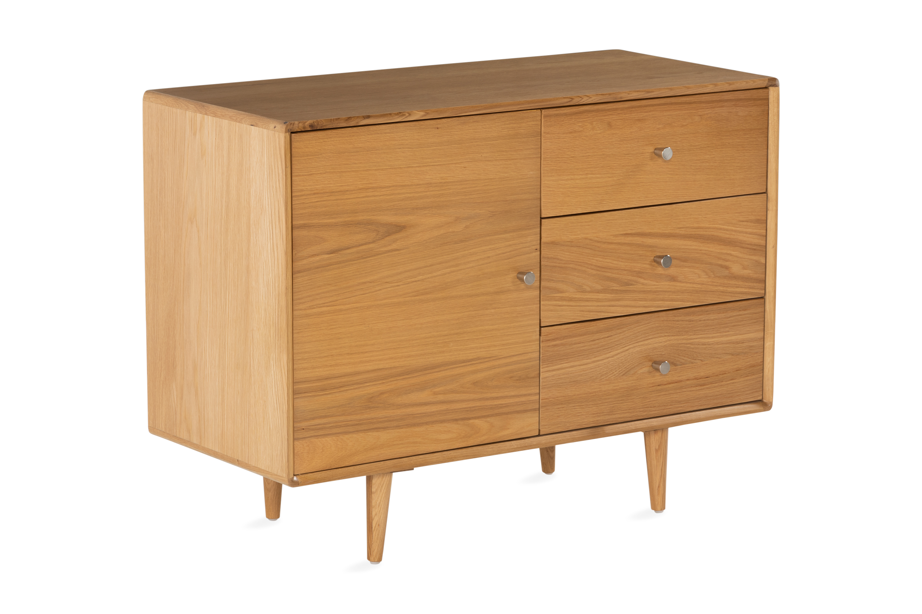 REA/Black Friday Beagan Sideboard Massiv Ek 100x45 cm - Brun & skänk Trä