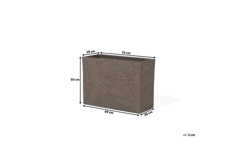 Edessa Kruka 70 cm - Brun - Dekoration & inredningsdetaljer - Kruka & ytterkruka