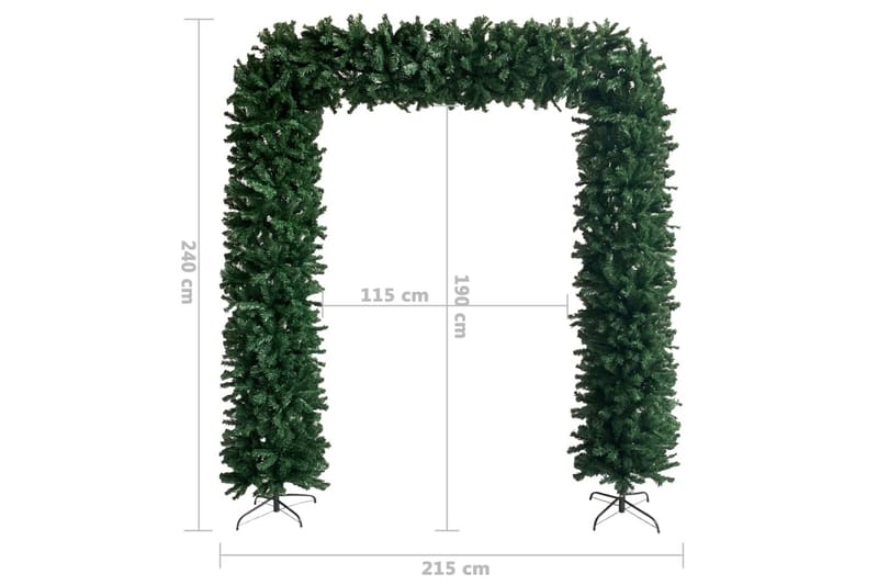 Julgirlang grön 240 cm - Grön - Festdekoration - Nyårsdekoration - Girlang - Dekoration & inredningsdetaljer