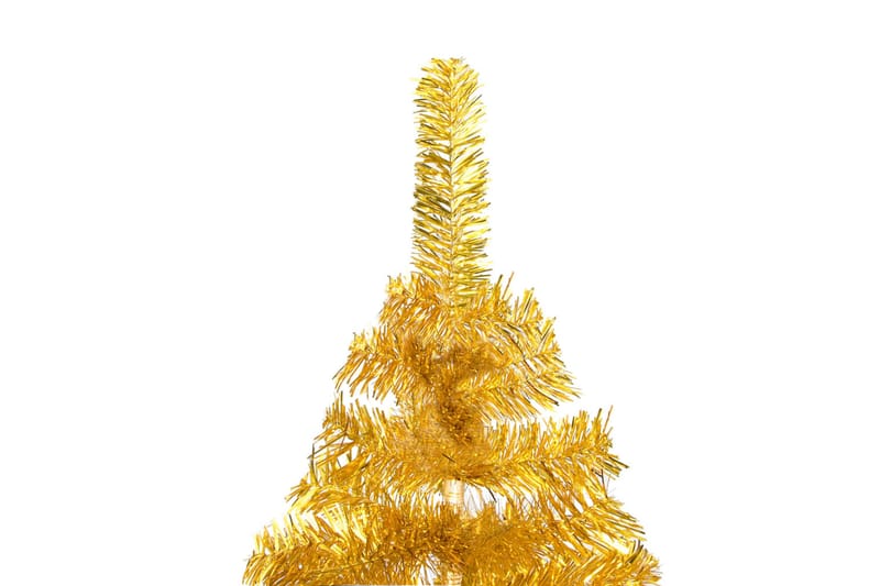 Plastgran med fot guld 150 cm PET - Guld - Plastgran
