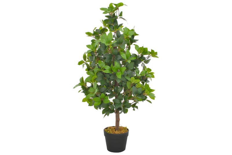 Konstväxt Lagerträd med kruka 90 cm grön - Grön - Balkongblommor - Konstgjorda växter & plastväxter