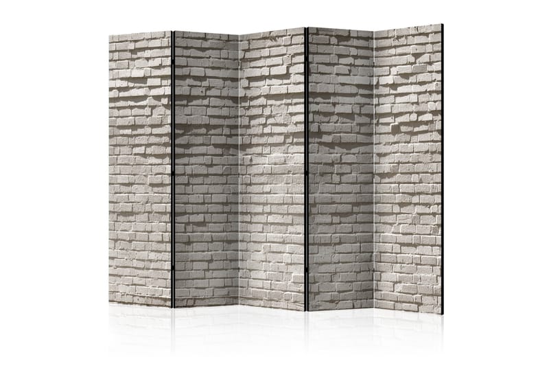 Rumsavdelare - Brick Wall: Minimalism II 225x172 - Artgeist sp. z o. o. - Vikskärm - Rumsavdelare