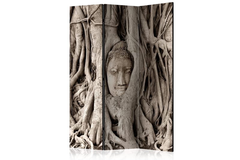Rumsavdelare - Buddha's Tree 135x172 - Artgeist sp. z o. o. - Vikskärm - Rumsavdelare