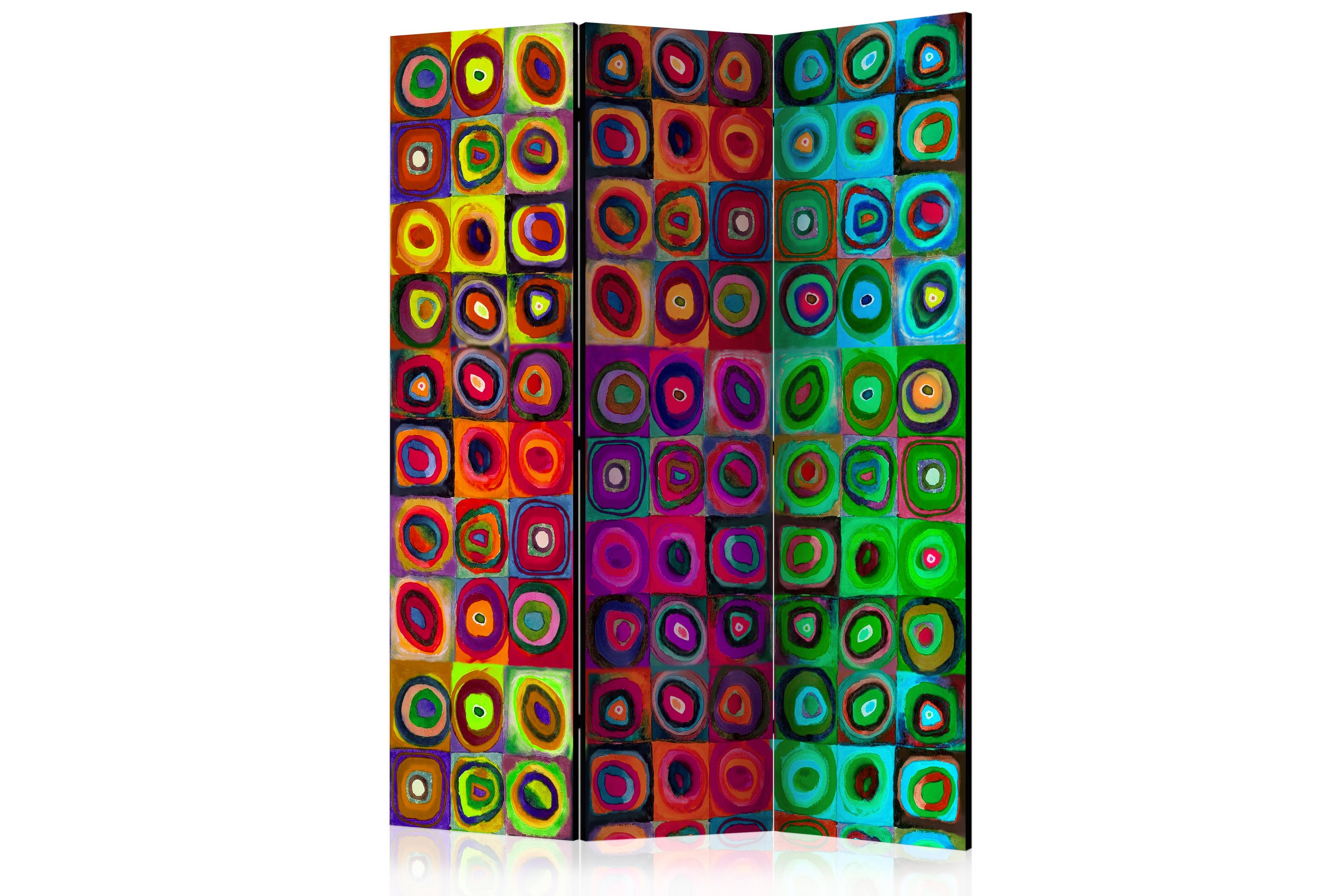 REA/Black Friday Rumsavdelare Colorful Abstract Art 135x172 - Artgeist sp. z o. Flerfärgad Tyg