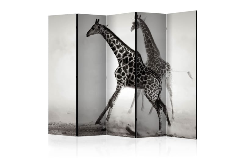 Rumsavdelare - Giraffes II 225x172 - Artgeist sp. z o. o. - Vikskärm - Rumsavdelare