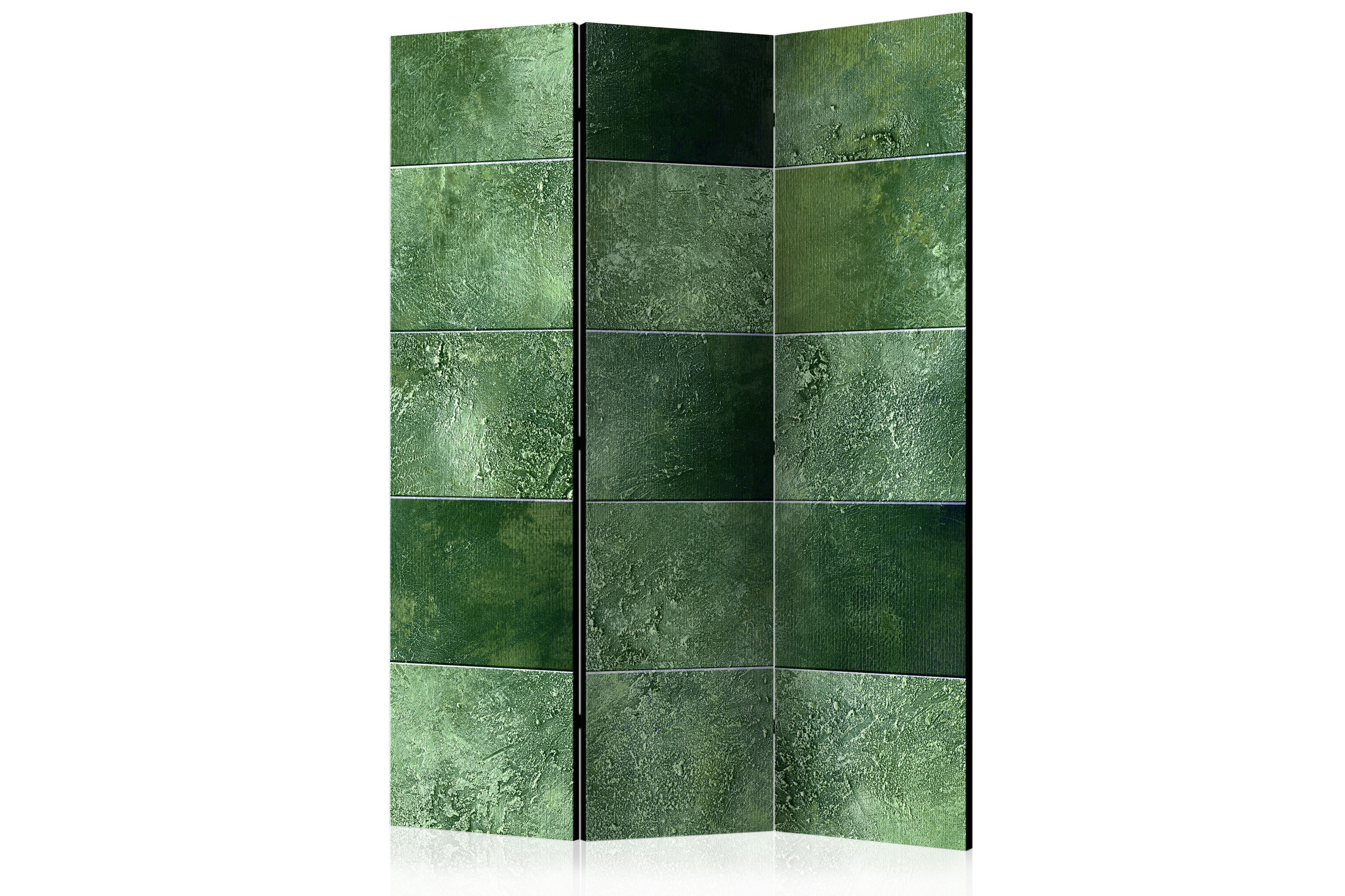 REA/Black Friday Rumsavdelare Green Puzzle 135x172 - Artgeist sp. z o. Grön Tyg