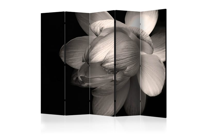 Rumsavdelare - Lotus flower II 225x172 - Artgeist sp. z o. o. - Vikskärm - Rumsavdelare