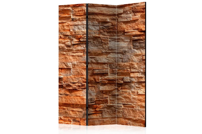 Rumsavdelare - Orange Stone 135x172 - Artgeist sp. z o. o. - Vikskärm - Rumsavdelare