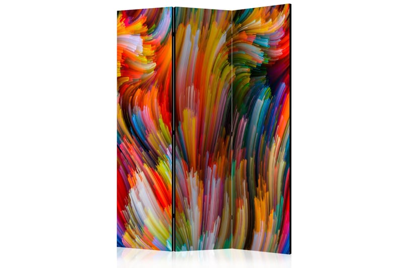 Rumsavdelare - Rainbow Waves 135x172 - Artgeist sp. z o. o. - Vikskärm - Rumsavdelare