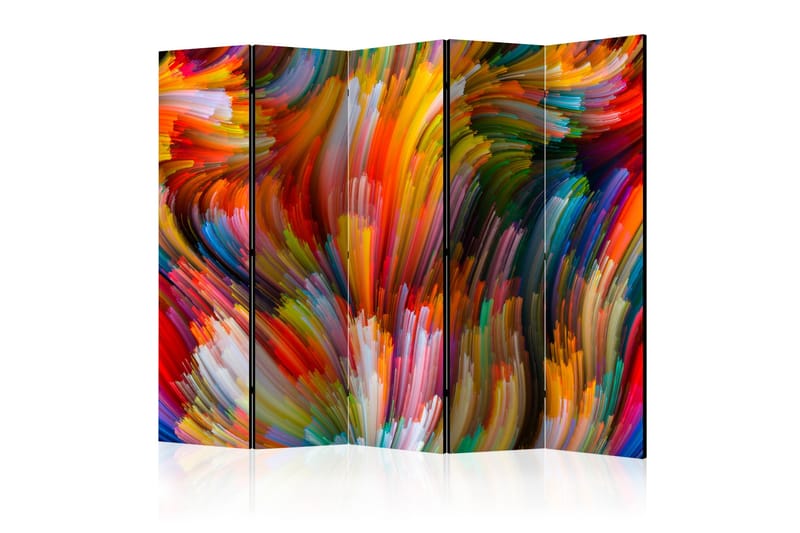 Rumsavdelare - Rainbow Waves II 225x172 - Artgeist sp. z o. o. - Vikskärm - Rumsavdelare